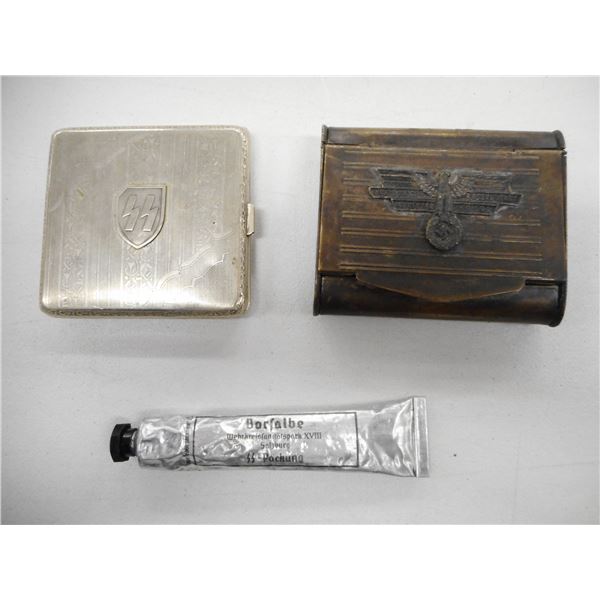 WWII GERMAN TYPE CIGARETTE CASES