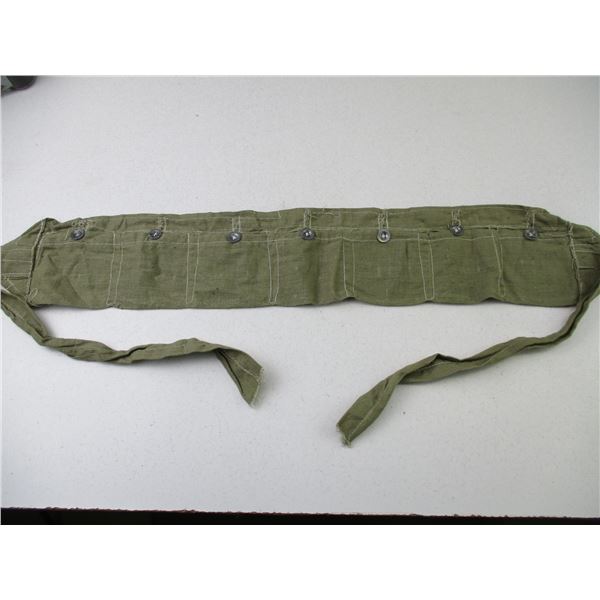 COTTON 8MM MAUSER BANDOLIER