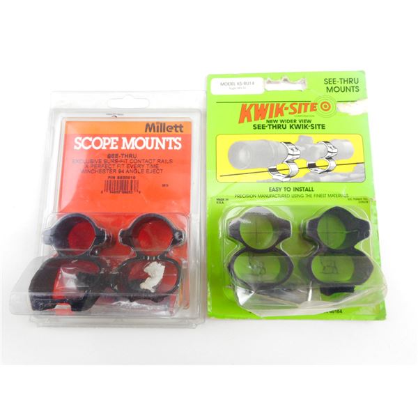 ASSORTED SCOPE RINGS