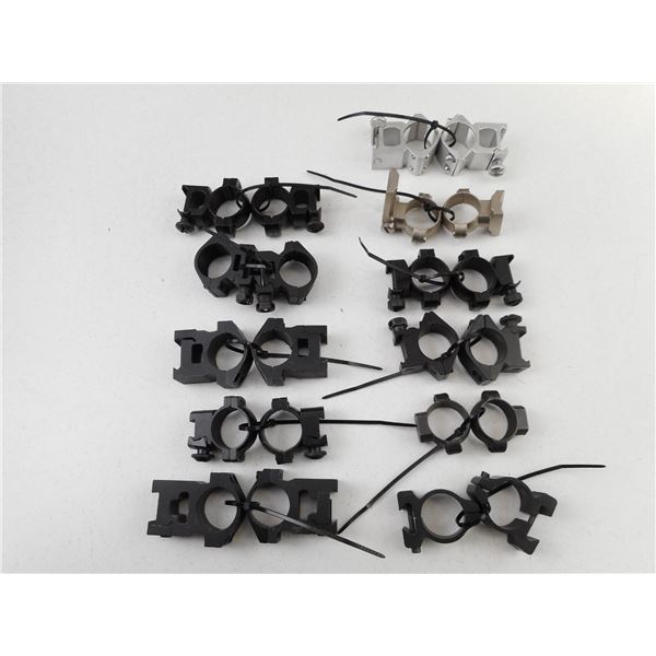 ASSORTED 1" SCOPE RINGS