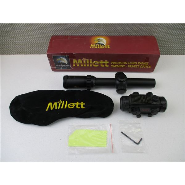 MILLETT SCOPE + TASCO SIGHT