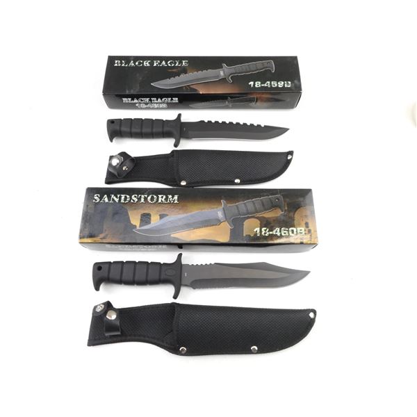 ASSORTED SURVIVAL TYPE KNIVES