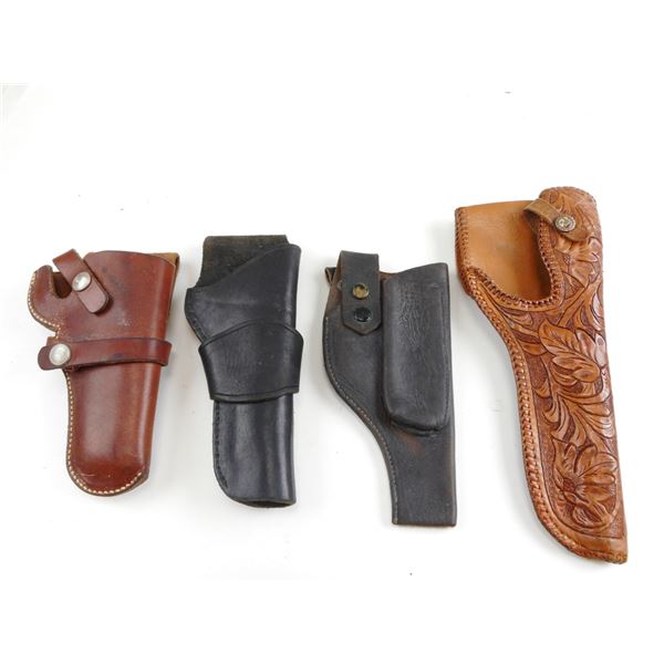 ASSORTED LEATHER HOLSTERS