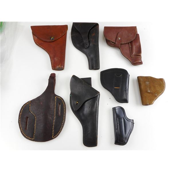 ASSORTED LEATHER HOLSTERS