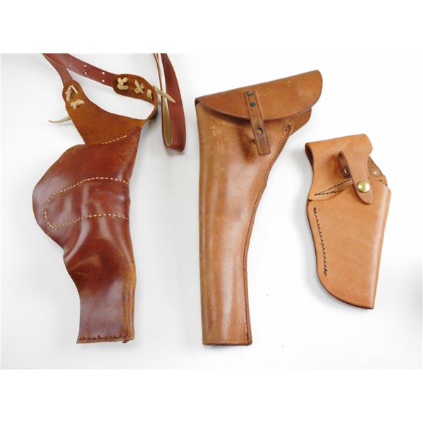 ASSORTED REVOLVER STYLE HOLSTERS