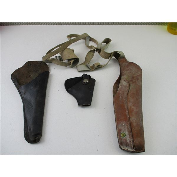 ASSORTED LEATHER HOSLTERS