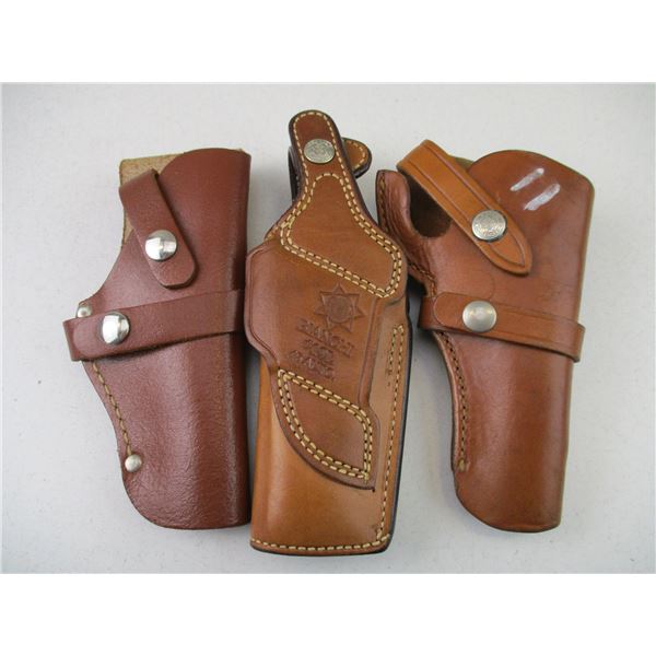 ASSORTED LEATHER HOLSTERS