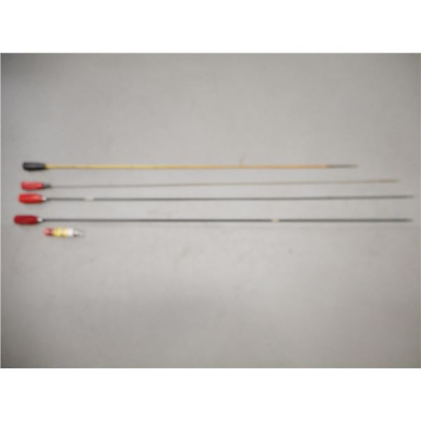 ASSORTED CLEANING RODS + BRUSH