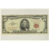 Image 1 : 1963 $5 US RED SEAL NOTE