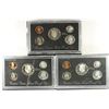 Image 1 : 1993, 1995 & 1997 US SILVER PROOF SETS WITH BOXES