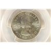 Image 1 : 1954 (M) AUSTRALIA ROYAL VISIT SILVER FLORIN PCGS