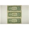 Image 2 : STAR NOTES 3-1957 $1 SILVER CERTIFICATES