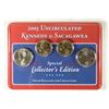 Image 1 : 2003 KENNEDY AND SACAGAWEA DOLLARS UNC SPECIAL