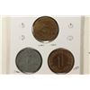 Image 2 : 3 GERMAN COINS WITH SWASTIKAS 1938-5 PFENNIGS