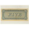 Image 2 : 1864 CONFEDERATE STATES OF AMERICA $5 FACSIMILE