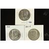 Image 1 : 2-1964 & 1964-D 90% SILVER KENNEDY HALF DOLLARS