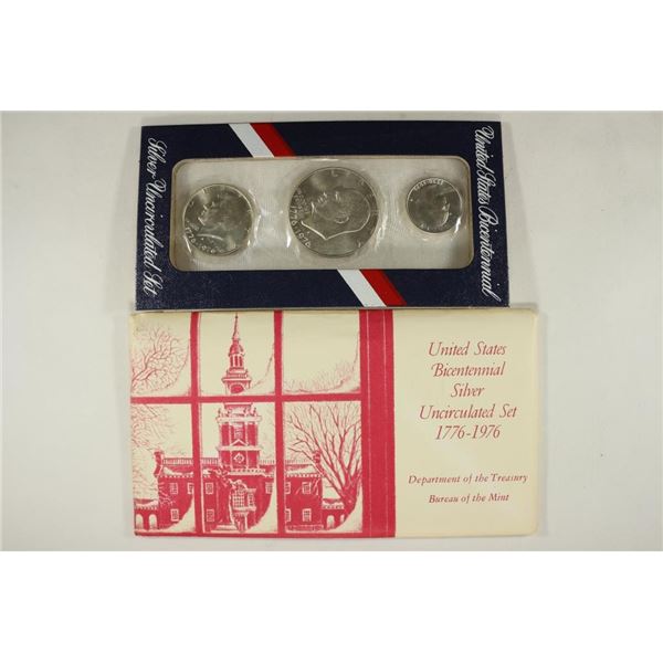 1976 US BICENTENNIAL SILVER UNC SET