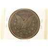 Image 2 : 1889-CC MORGAN SILVER DOLLAR RARE DATE VG / FINE