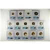 Image 2 : COMPLETE 14 PIECE 2007-S PROOF SET ALL CERTIFIED