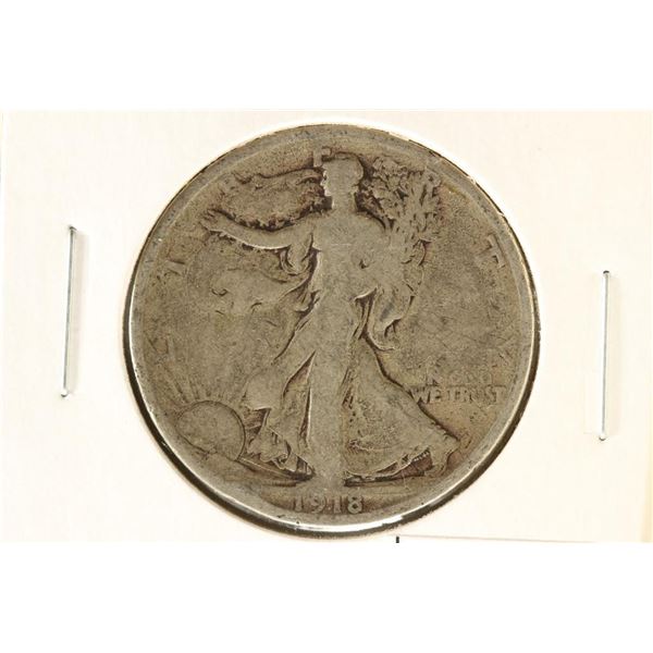 1918 WALKING LIBERTY HALF DOLLAR