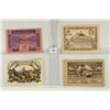 Image 1 : 4 ASSORTED GERMAN NOTGELDS 2-10 & 2-20 HELLERS