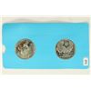 Image 2 : 2-STERLING SILVER PROOF ROUNDS THE AMERICAN