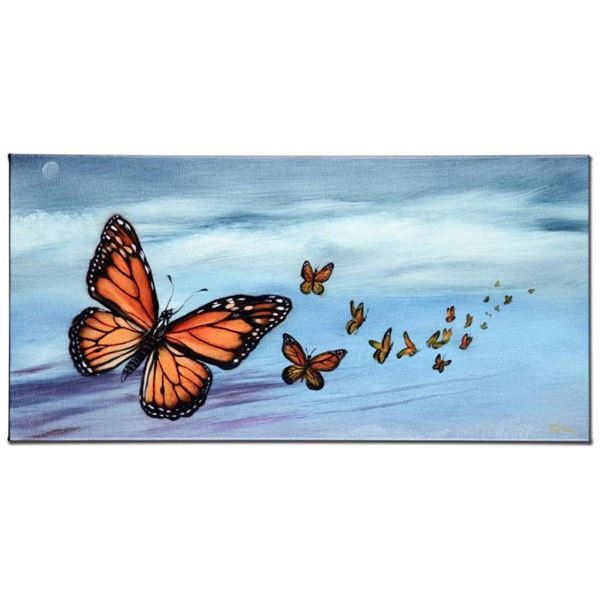  Monarch Migration  Limited Edition Giclee on Canvas by Martin Katon, Numbered a