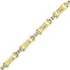 Image 2 : 14K Yellow Gold 7" 2.16 ctw Channel Set Round Brilliant Diamond Tennis Bracelet