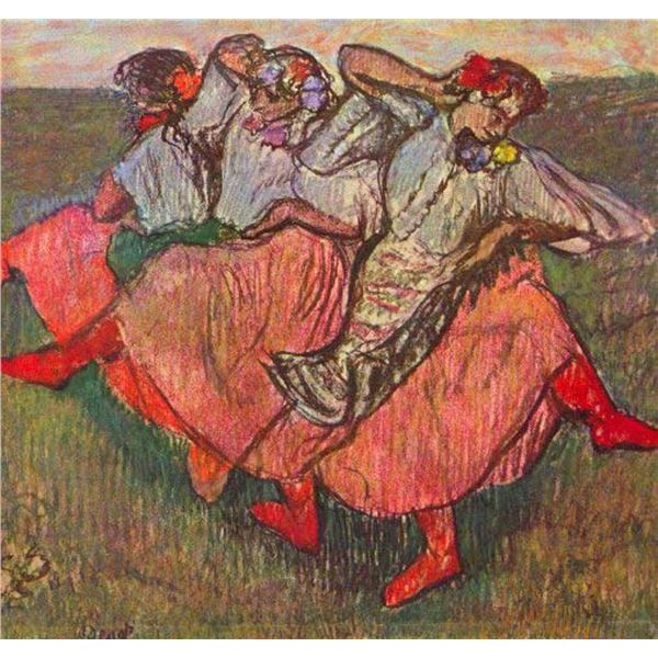 Edgar Degas - Russian Dancers