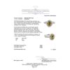Image 5 : 3.17 ctw Oval Mixed Yellow Sapphire And Round Brilliant Cut Diamond Ring - 14KT