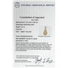 Image 5 : EGL USA Cert 1.28 ctw VS1 Fancy Yellow Diamond Pendant With Chain - Platinum