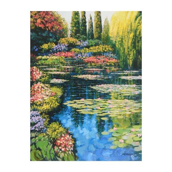 Howard Behrens (1933-2014), "Shimmering Waters Of Giverny" Limited Edition on Ca