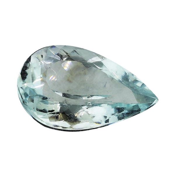 4.30 ct.Natural Pear Cut Aquamarine