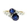 Image 2 : 2.07 ctw Oval Brilliant Blue Sapphire Ring - 14KT Yellow Gold