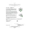Image 4 : 2.23 Tsavorite and Diamond Ring - 14KT White Gold