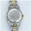 Image 9 : Rolex Ladies 2 Tone YG/SS Blue Diamond & Sapphire Oyster Perpetual Datejust Wris