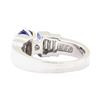 Image 3 : 1.50 ctw Sapphire And Diamond Ring - Platinum
