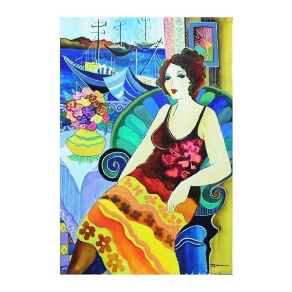 Patricia Govezensky, "Last Forever" Hand Signed Original Watercolor on Paper; CO