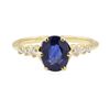 Image 2 : 1.43 ctw Sapphire and Diamond Ring - 14KT Yellow Gold