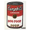 Image 1 : Todd Goldman, "Dog Poop" Hand Signed Original Painting on Canvas with Letter of