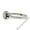 Image 6 : Art Deco 14kt White Gold 0.28 ctw Diamond Solitaire Engagement Ring