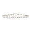 Image 1 : 3.20 ctw Round Brilliant Cut Diamond Tennis Bracelet - 14KT White Gold