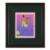 Image 1 : Peter Max, "Sage with Profile" Framed One-Of-A-Kind Acrylic Mixed Media, Hand Si