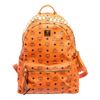 Image 1 : MCM Orange Canvas GM Backpack