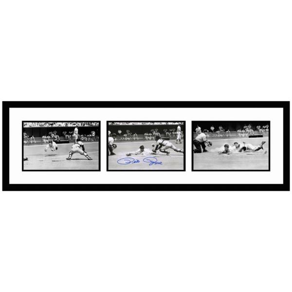 "Rose Diving Series" Framed Set of Autographed Archival Photographs Capturing Pe