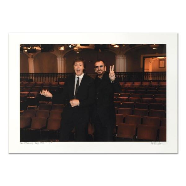 Rob Shanahan, "Paul McCartney & Ringo Starr" Hand Signed Limited Edition Giclee