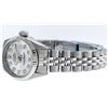 Image 9 : Rolex Ladies Stainless Steel Silver Diamond 26MM Datejust Wristwatch