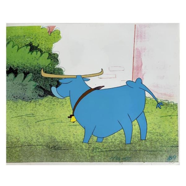 Original Production Cel from the Animated Classic, "The Pink Panther", with Lett