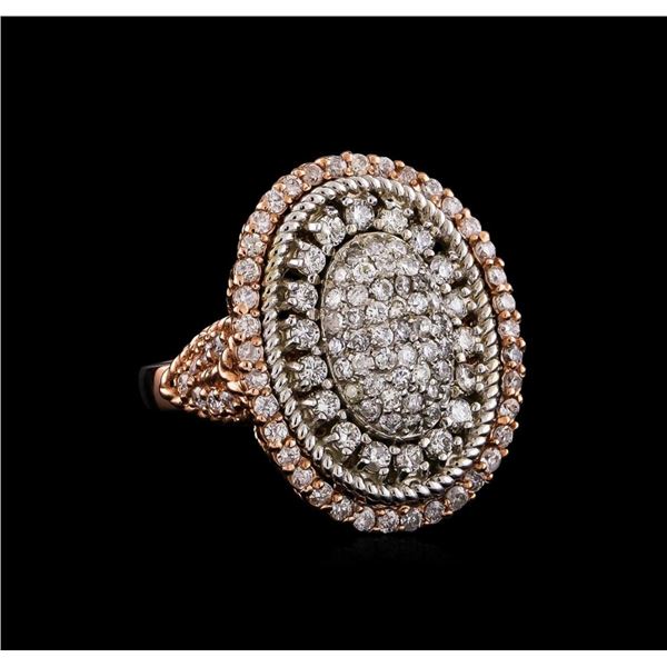 14KT Rose Gold 1.43 ctw Diamond Ring