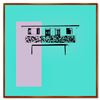 Image 1 : Claudio Santini, "Dingbat 3" Framed Hand Signed Limited Edition on Canvas with L